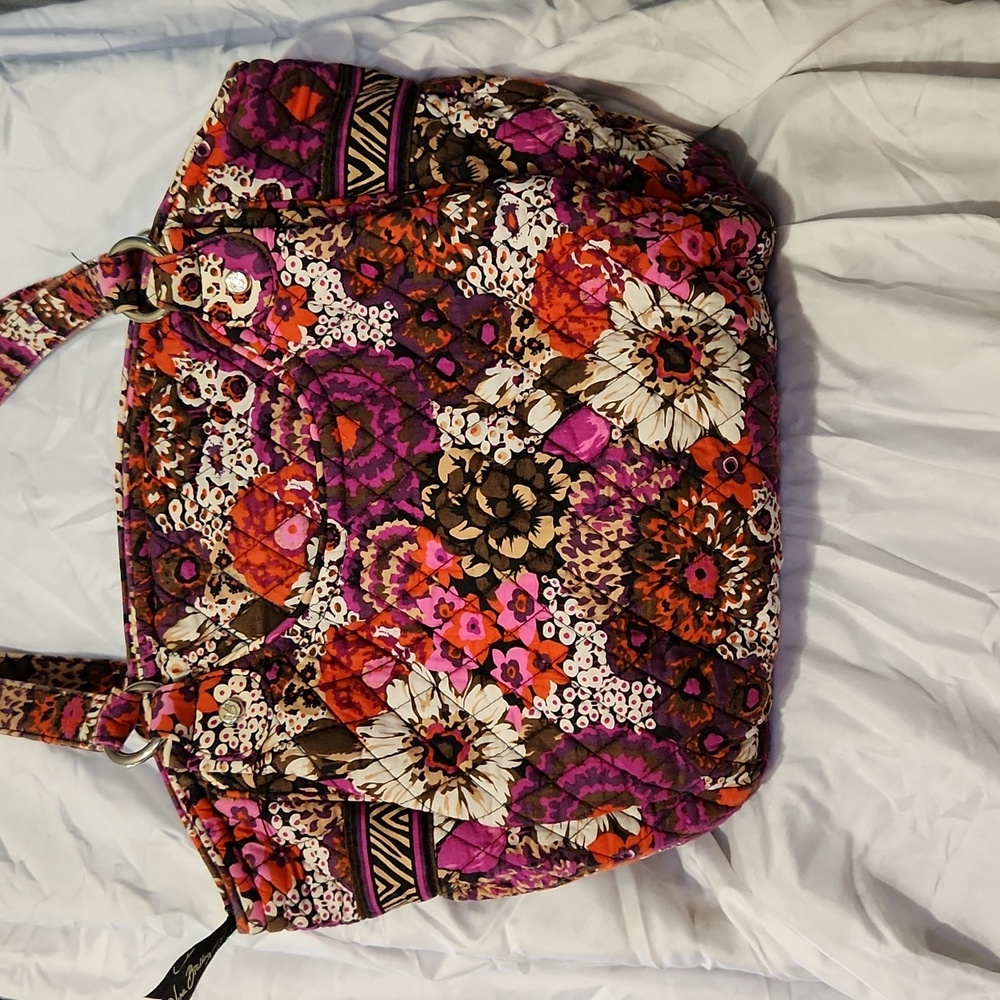 Vera Bradley Glenna Satchel in Rosewood